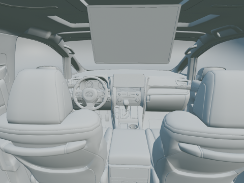 Lexus LM 2021 Model 3D