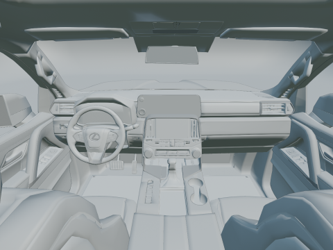 Lexus LX600 2022 3D Model