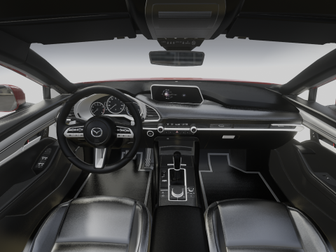 Mazda 3 2019 3D Модель