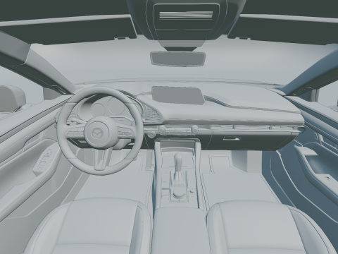 Mazda 3 2019 3D Модель