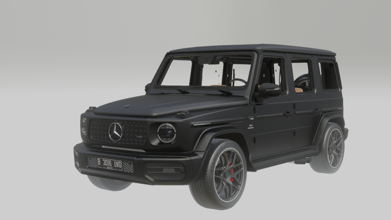 Mercedes Benz G Class AMG G-63 3D Model .c4d .max .obj .3ds .fbx .stl .blend 
