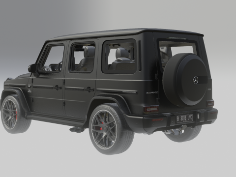 Mercedes Benz G Class AMG G-63 3D Model