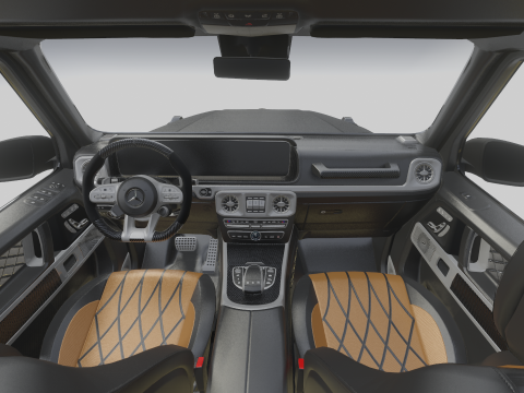 Mercedes Benz G Class AMG G-63 3D Model