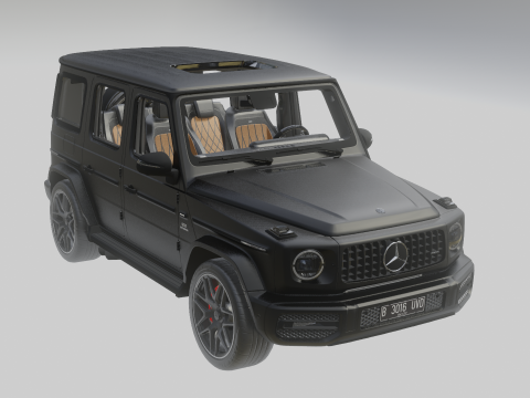 Mercedes Benz G Class AMG G-63 3D Model