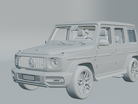 Mercedes Benz G Class AMG G-63 3D Model