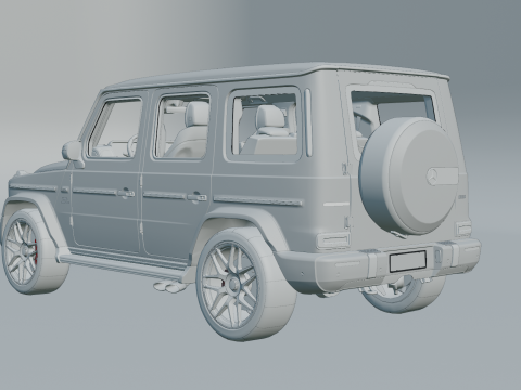 Mercedes Benz G Class AMG G-63 3D Model