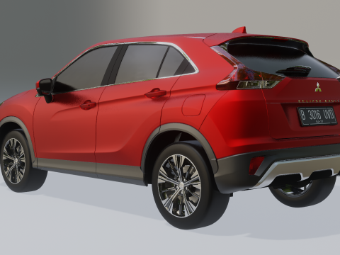 Mitsubishi Eclipse Cross 2022 3D Model
