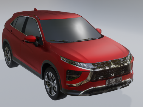 Mitsubishi Eclipse Cross 2022 3D Model