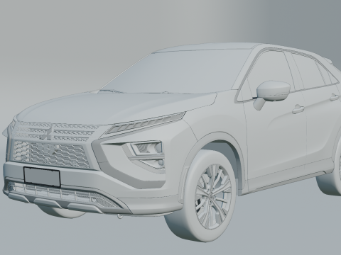 Mitsubishi Eclipse Cross 2022 3D Model