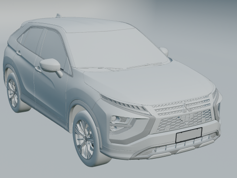 Mitsubishi Eclipse Cross 2022 3D Model