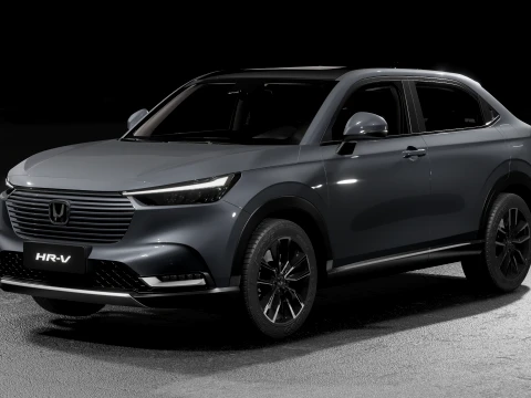 ホンダ HR-V ヴェゼル 2023 インテリア付き 3Dモデル
