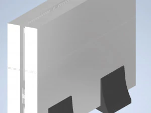 vertical stand for ps4-ps4 pro 3D Print Model