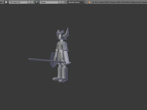 guerriero Modello 3D