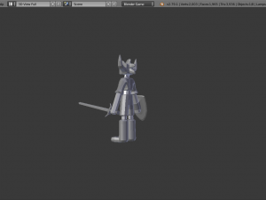 warrior Model 3D
