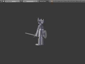 guerriero Modello 3D