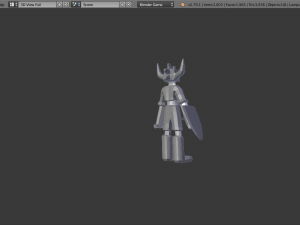 warrior Model 3D