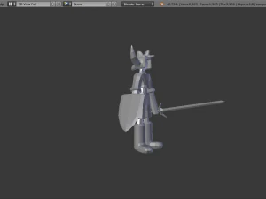 guerriero Modello 3D