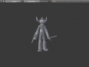 warrior Model 3D