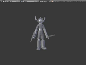 guerriero Modello 3D