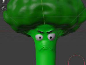angry broccoli 3D-printmodel