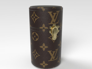 Louis vuitton travel case brown Model 3D