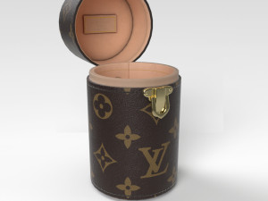 Louis vuitton travel case brown Model 3D