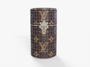 Louis vuitton travel case brown Model 3D