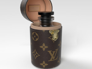 Louis vuitton travel case brown Model 3D