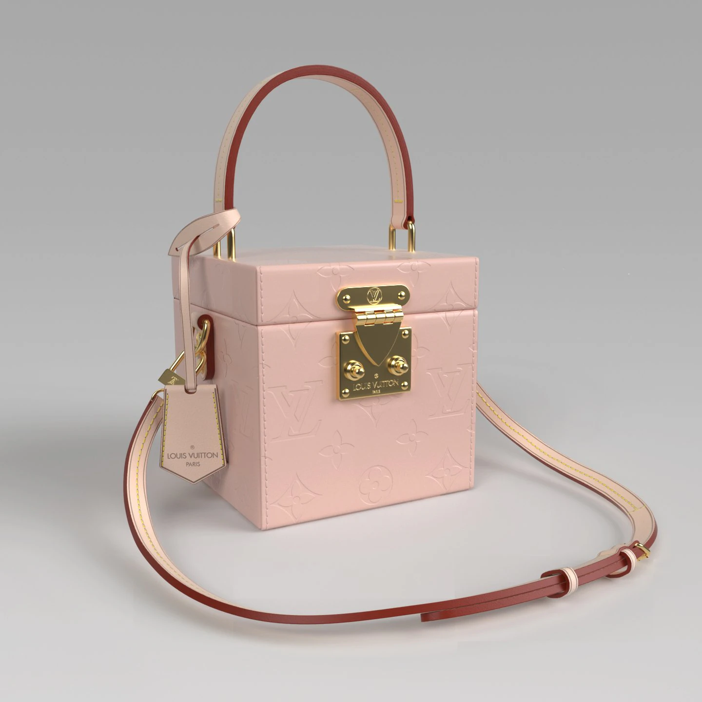 Louis vuitton bleecker box 3D Model .c4d .max .obj .3ds .fbx .stl .blend 