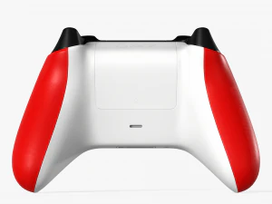 Xbox s&eacute;rie x controlador pulso vermelho Modelo 3D