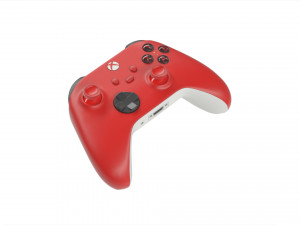 Xbox series x controller pulse red Modelo 3D
