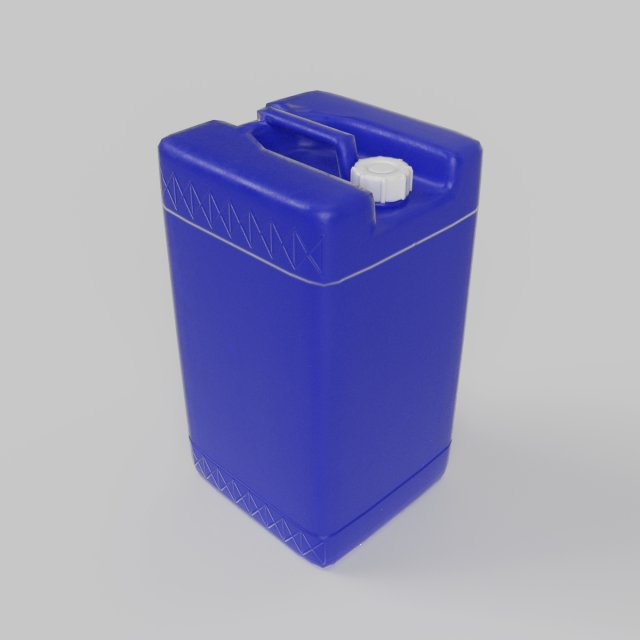 plastic gallon 3D Модель .c4d .max .obj .3ds .fbx .stl .blend 