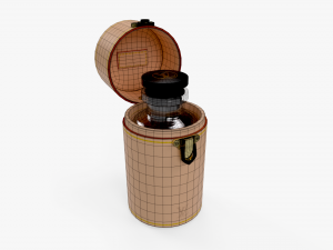 Louis vuitton travel case 3D Model