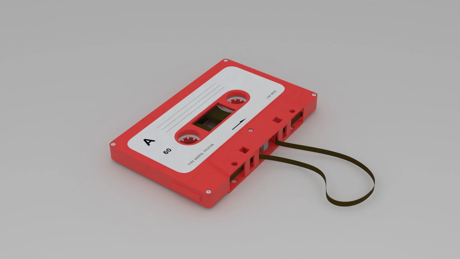 盒式磁带 3D 模型 .c4d .max .obj .3ds .fbx .stl .blend 
