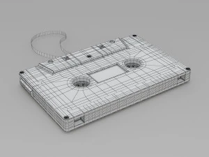 盒式磁带 3D 模型