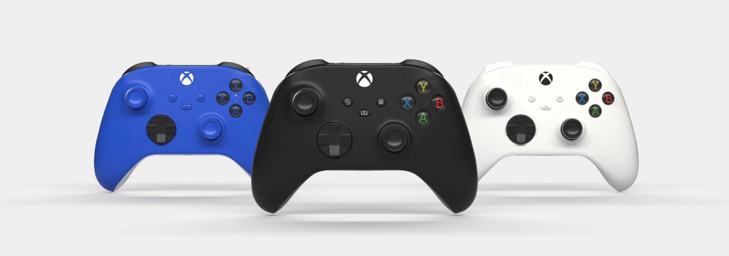 Xbox series x controllers colors set 3D Model .c4d .max .obj .3ds .fbx .stl .blend