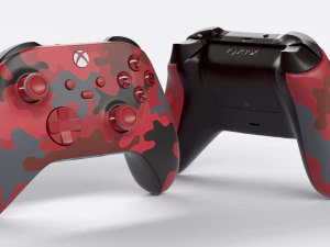 controle xbox daystrike camuflado Modelo 3D