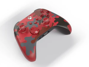 controle xbox daystrike camuflado Modelo 3D