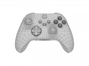 xbox controller daystrike camo 3D 모델