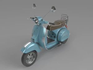 Vespa px125 Modelo 3D