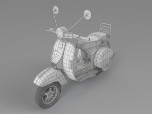 Vespa px125 Modello 3D