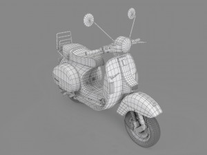 Vespa px125 Modello 3D