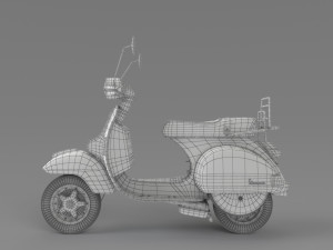 Vespa px125 Modello 3D