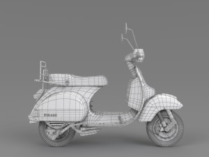 Vespa px125 Modello 3D