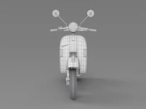 Vespa px125 Modelo 3D