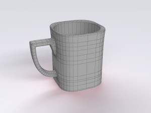 nescafe mug 3Dモデル