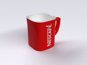 nescafe mug 3Dモデル