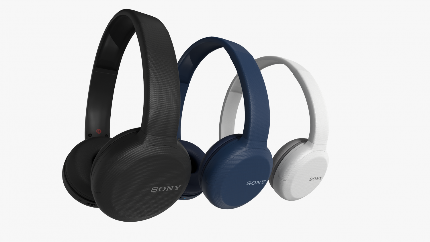SONY Headphones 3D Model in Audio 3DExport