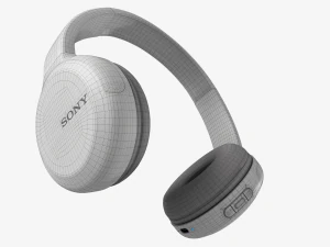 ソニーのヘッドフォン 3Dモデル