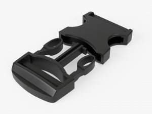 Plastic Buckle Modèle 3D